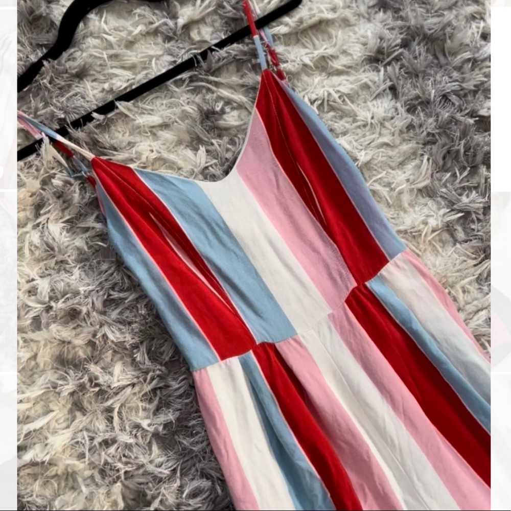Backless flare leg jumpsuit